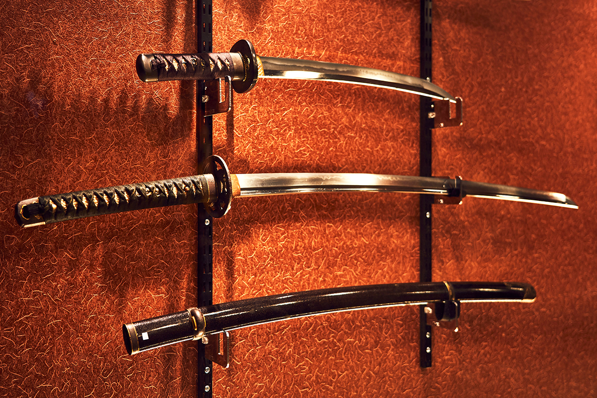 Samurai sword cutting Kyoto